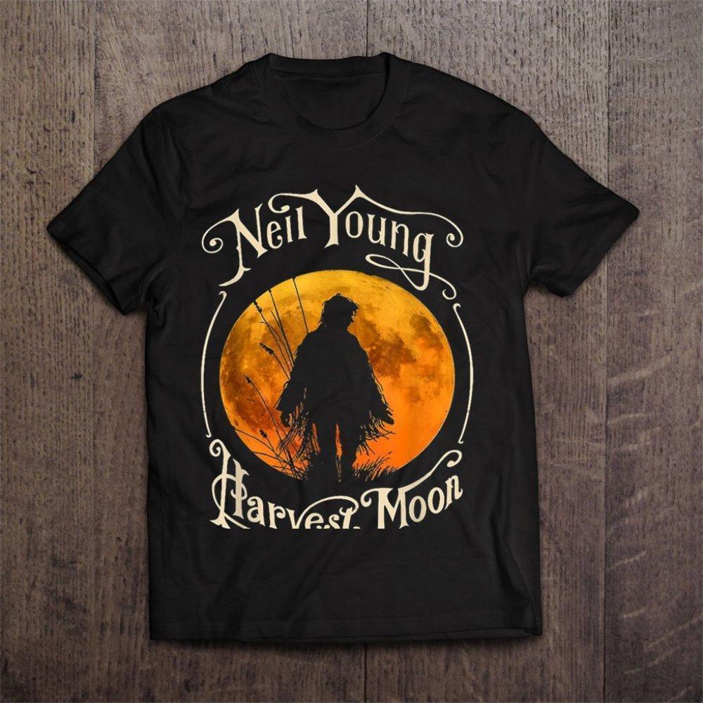 N Eil Young Harvest Moon Unisex Graphics Tshirt Neil Young Shirt